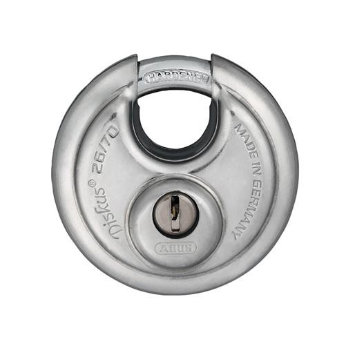 ABUS Mechanical 26/70mm Diskus Padlock Carded ABU2670C