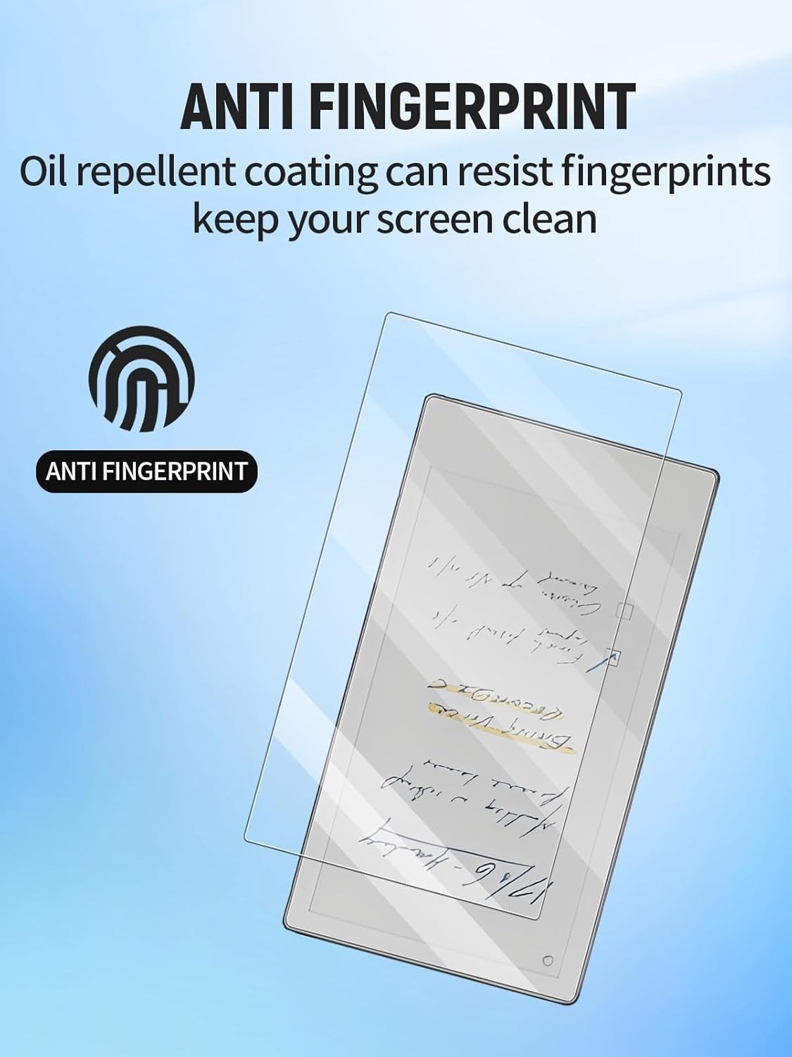 2-Pack Writing Screen Protector for 7.3 Inch Tablets - Anti-Glare & Scratch-R...