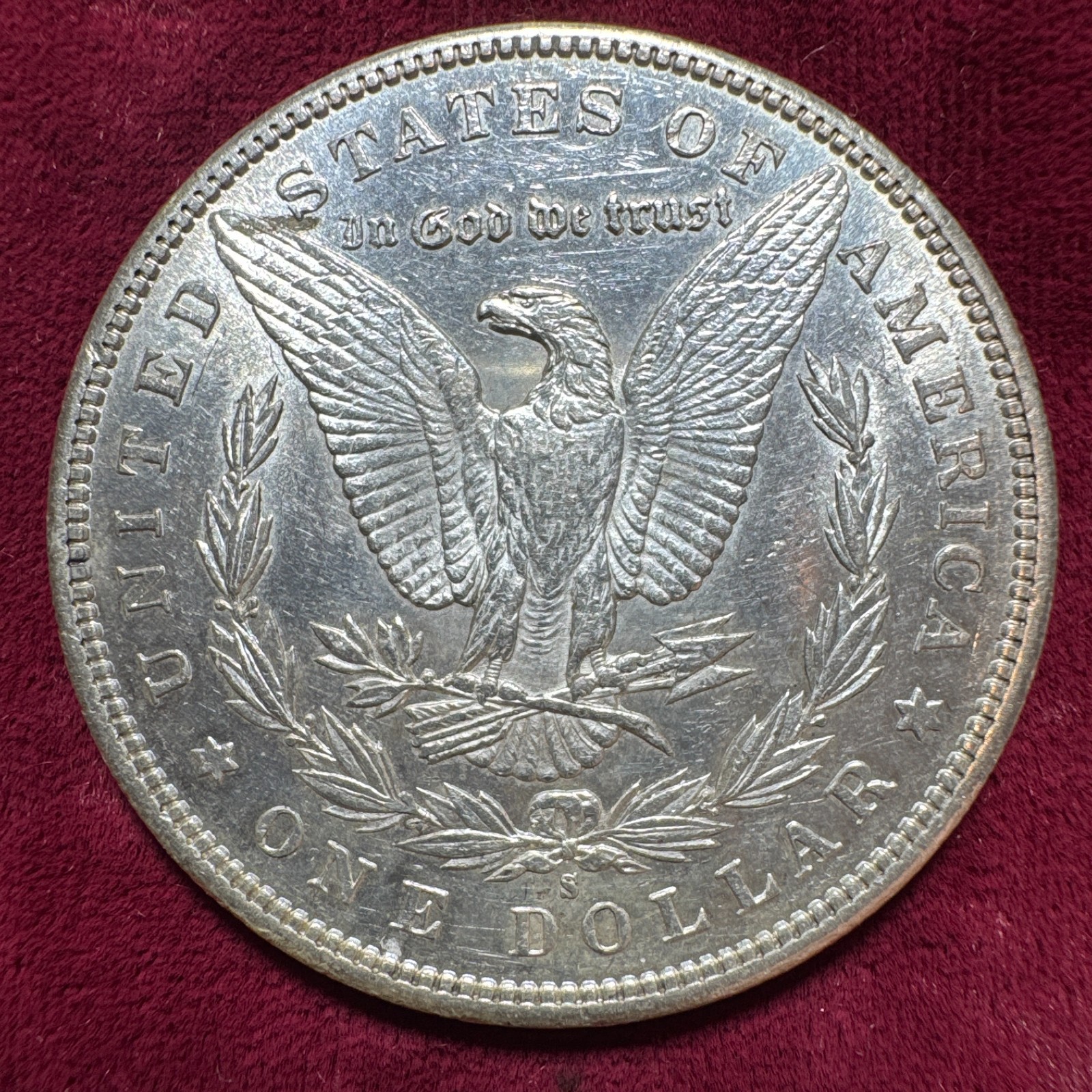 1897-S Morgan Silver Dollar 7336