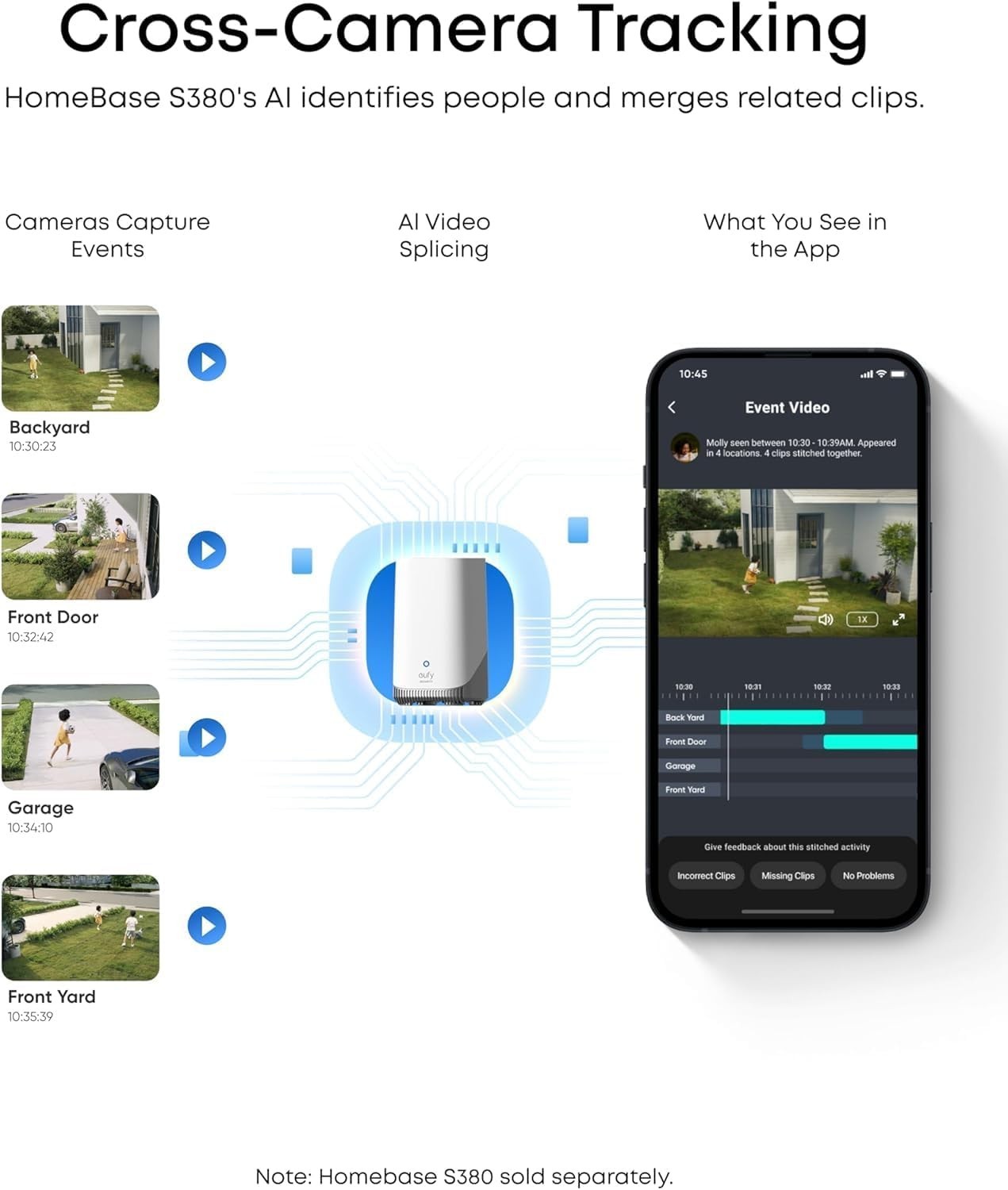 eufy SoloCam E42 4K Security Wireless Outdoor Solar Powered AI Motion Tracking