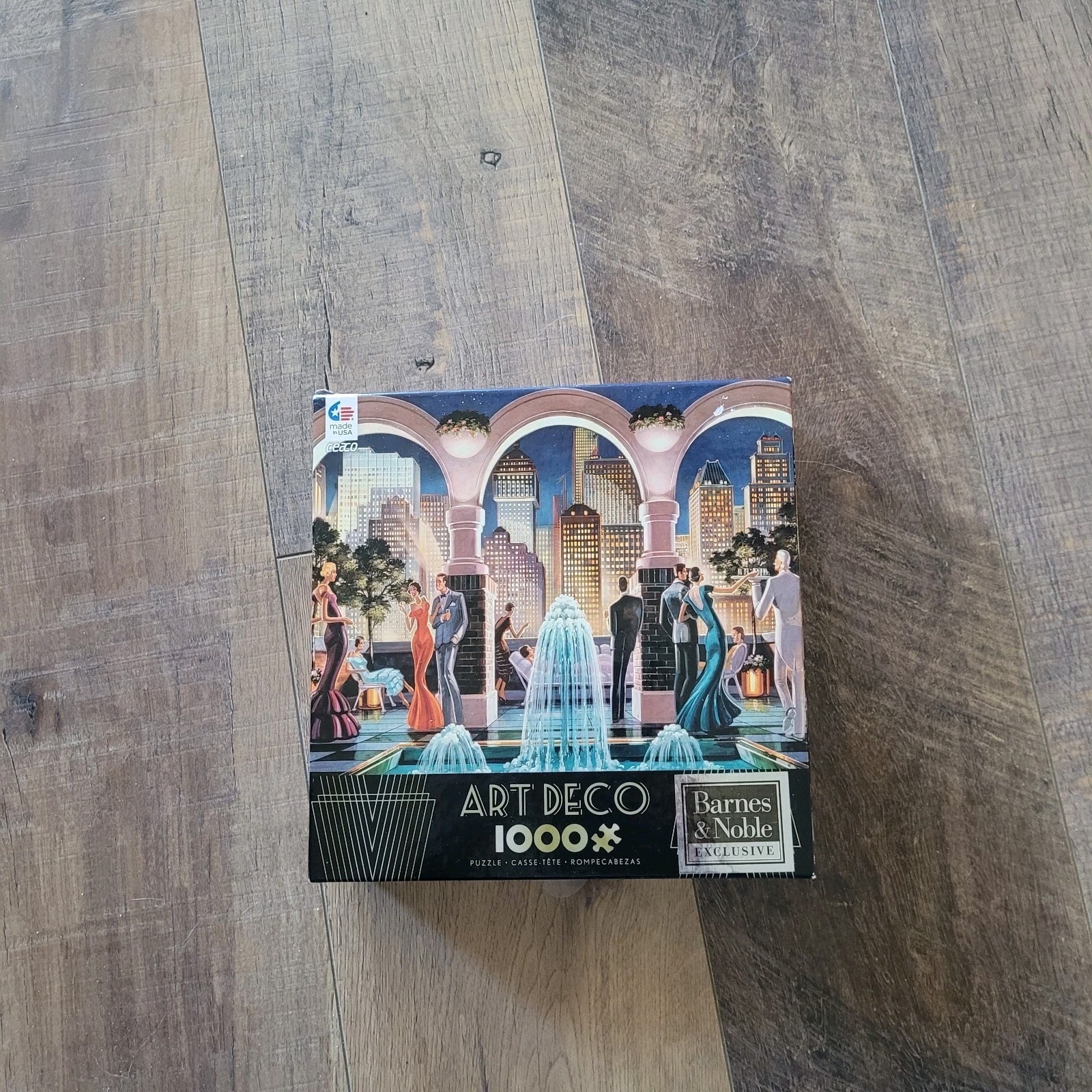 Barnes & Noble Exclusive Art Deco 1000 Pc. Puzzle 27"x20" Michael Young 2016