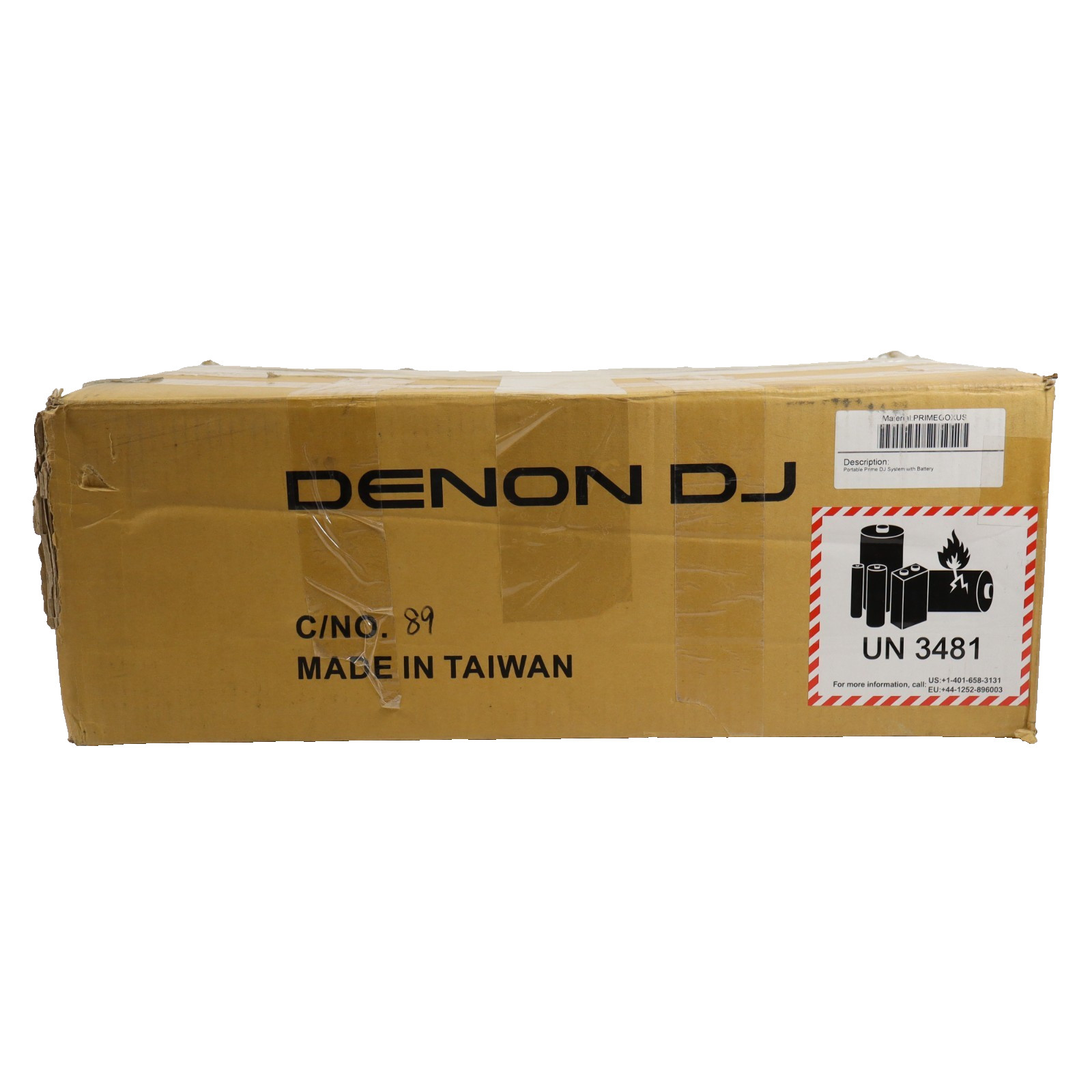 Denon DJ PRIME GO Double Deck Rechargeable Smart DJ Console with 7 inch
