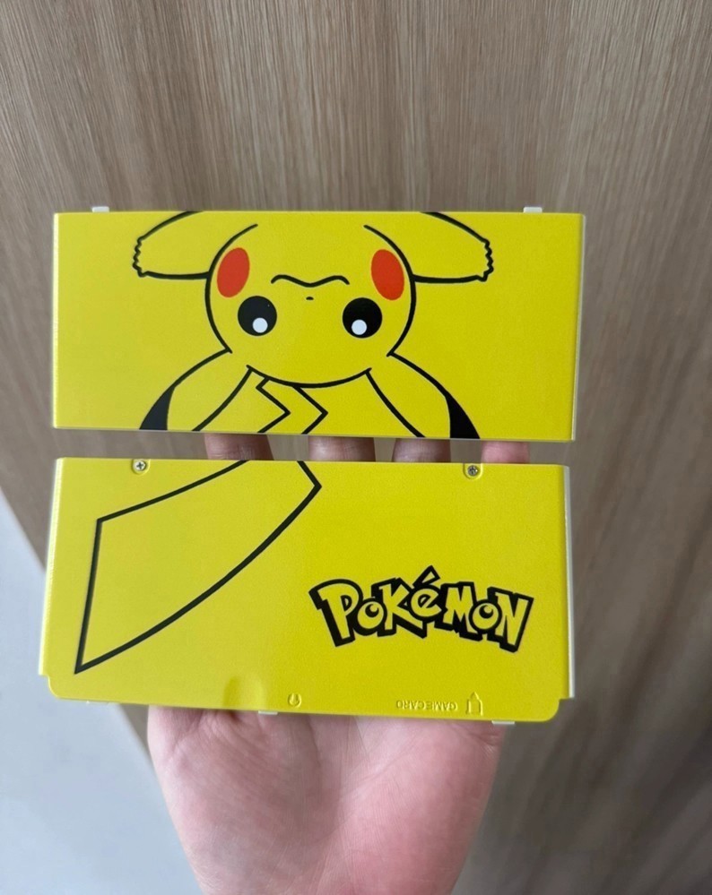 Pokémon Pikachu Nintendo NEW 3DS console parts Cover Replacement Shell Rare!Hot！