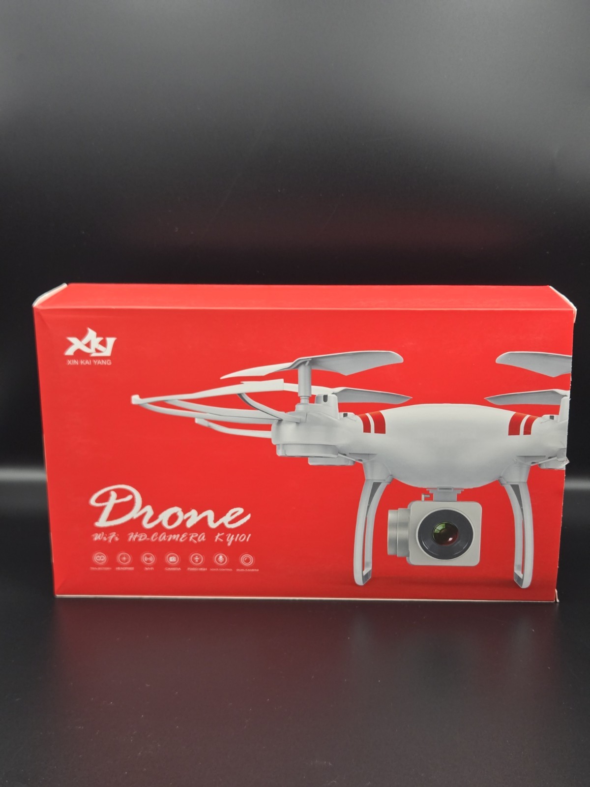 Xin Kai Yang KY101 WiFi HD Camera Drone Black New Sealed | RC Quadcopter Dual...