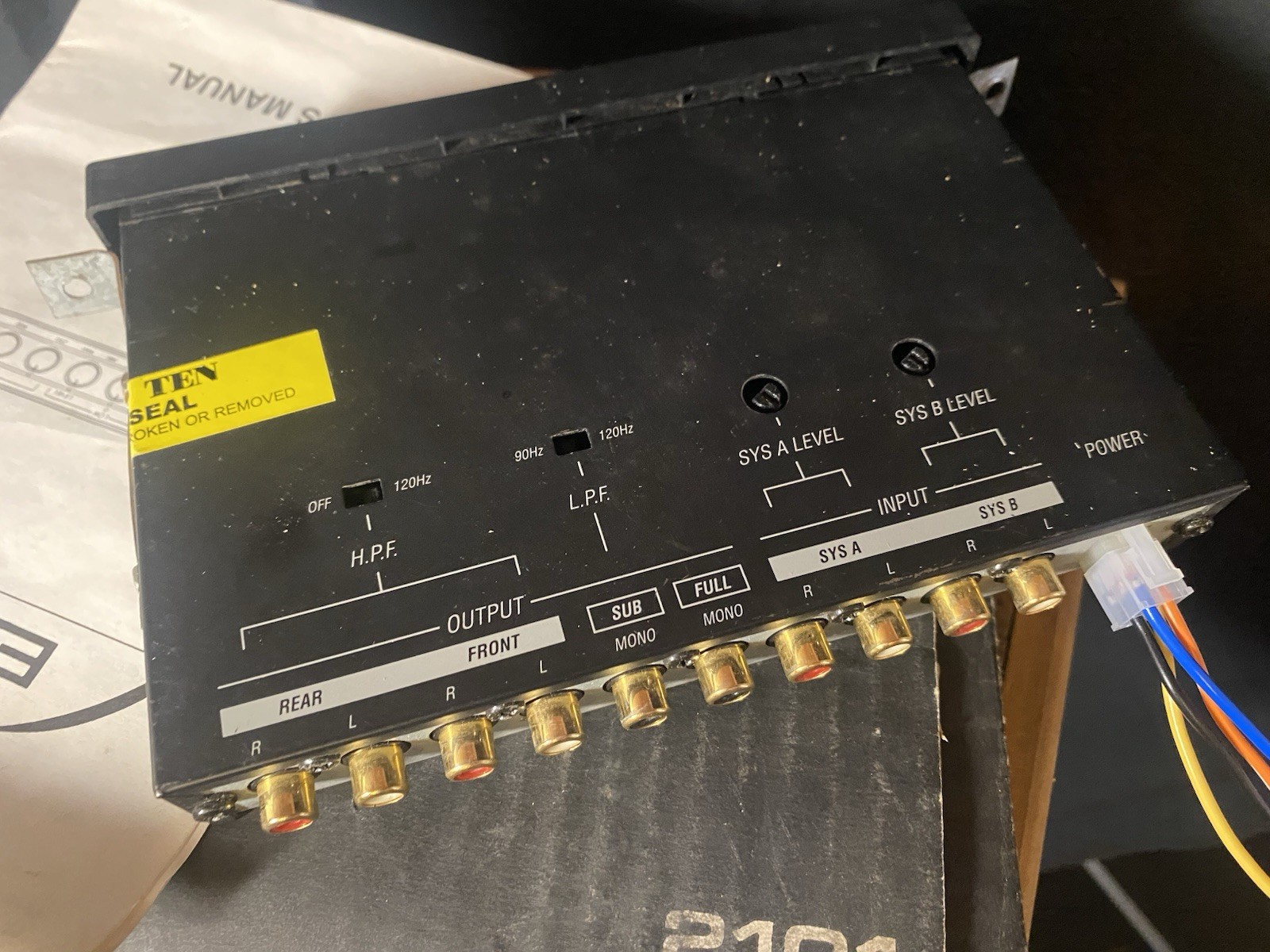 Eclipse by Fujitsu Ten model 2101.. 6-Band EQ pre-amp Equalizer.. NOS tested