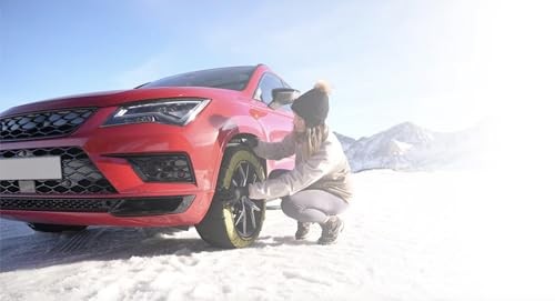Grip Snow Socks for Tires. Designed for All Tire Brands. Textile Chain XL