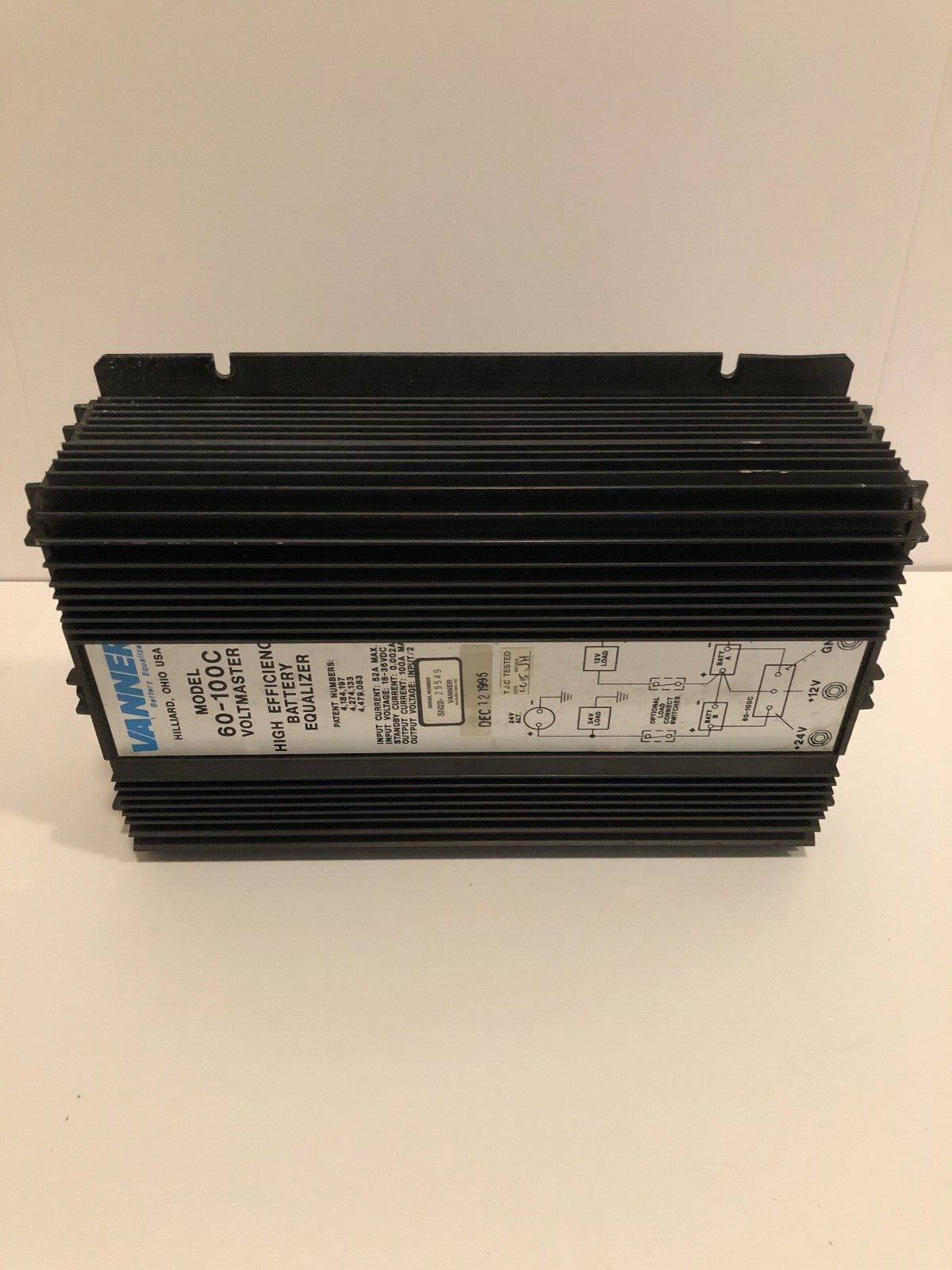 Vanner Voltmaster 60-100C High Efficiency Battery Equalizer