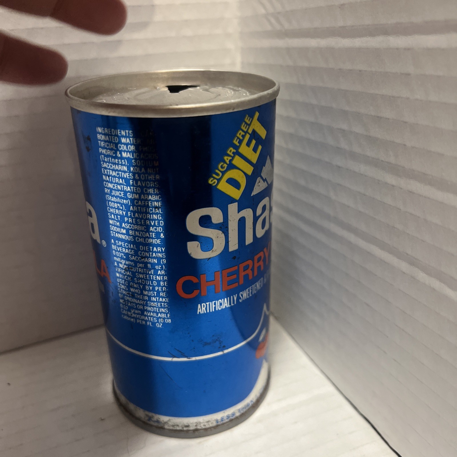 Rare Diet Shasta Cherry Cola Vintage "Ring Pull" Soda