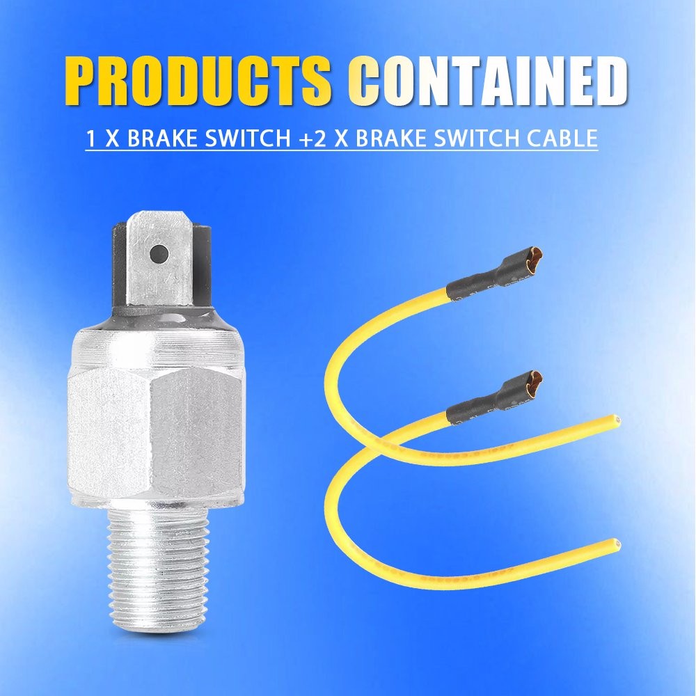 Hydraulic Brake Stop Light Switch Cable Fit Harley-Davidson Replacement Rear J