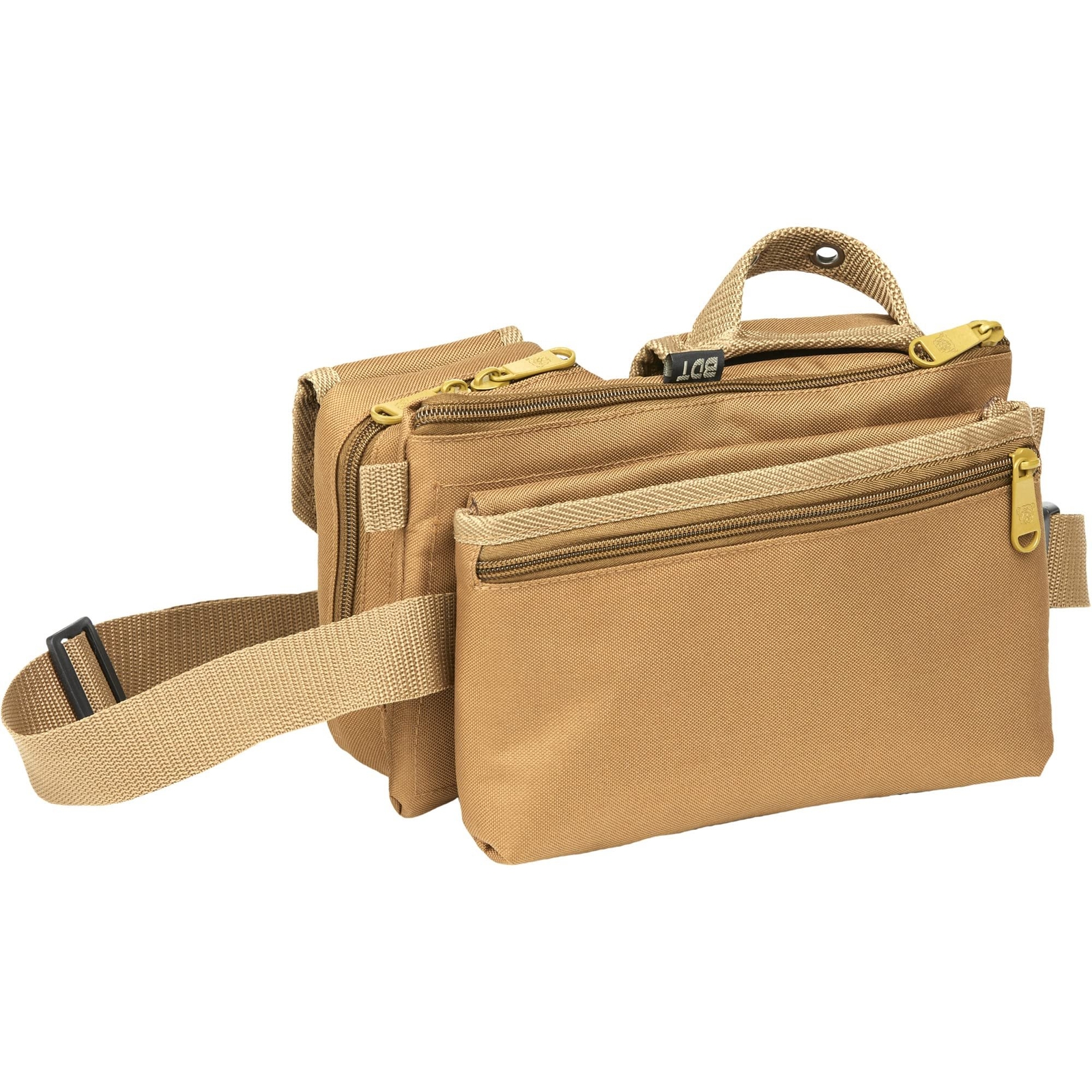 Bulldog Cases Bdt403T: Deluxe Satchel Go Bag/Waist Pack - Tan
