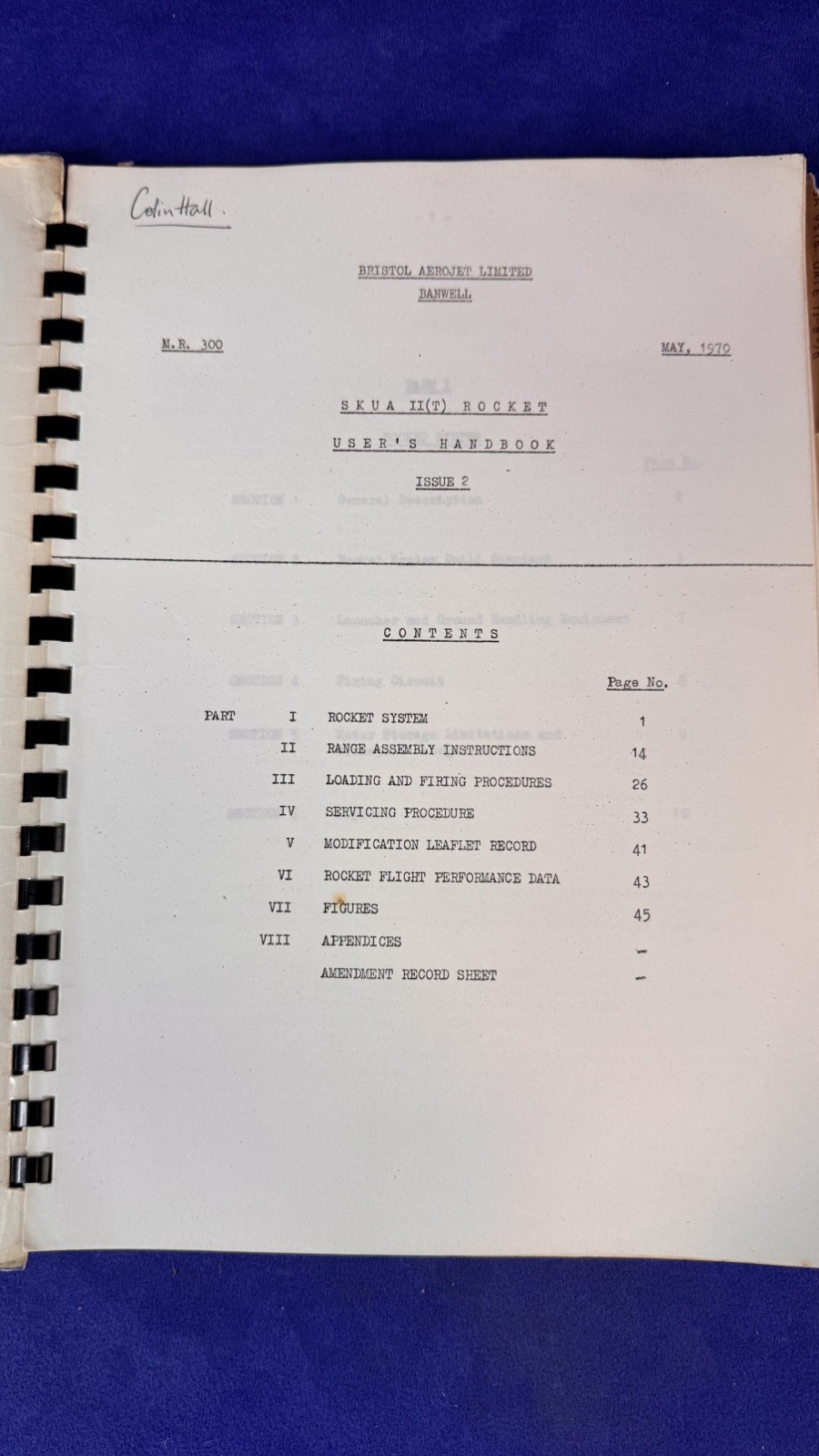 SKYLARK Experimenters’ Handbook British Aircraft Corporation 1967 RAF Rocket