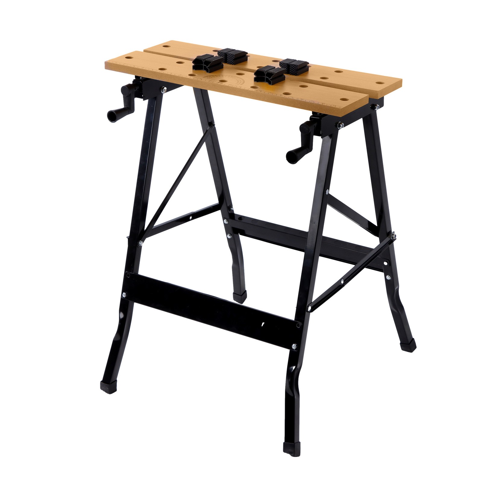 LABLT 220lbs Adjustable Workbench Foldable with Measuring Ruler & Protractor