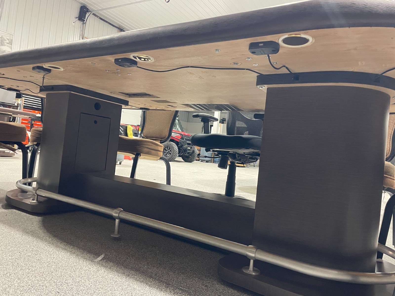 Casino Size poker table Tan/Brown#3 (USED)