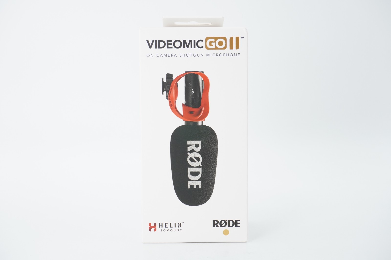 Rode VideoMic GO II Ultracompact Analog/USB Camera - Black/Red