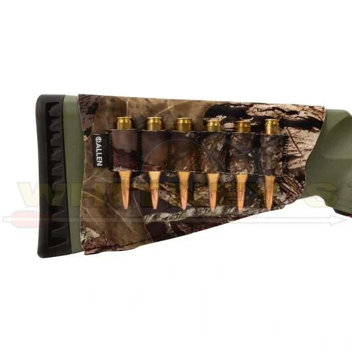 Allen Rifle Stock Cover - 6 Shell Loops - Mossy Oak - 20123
