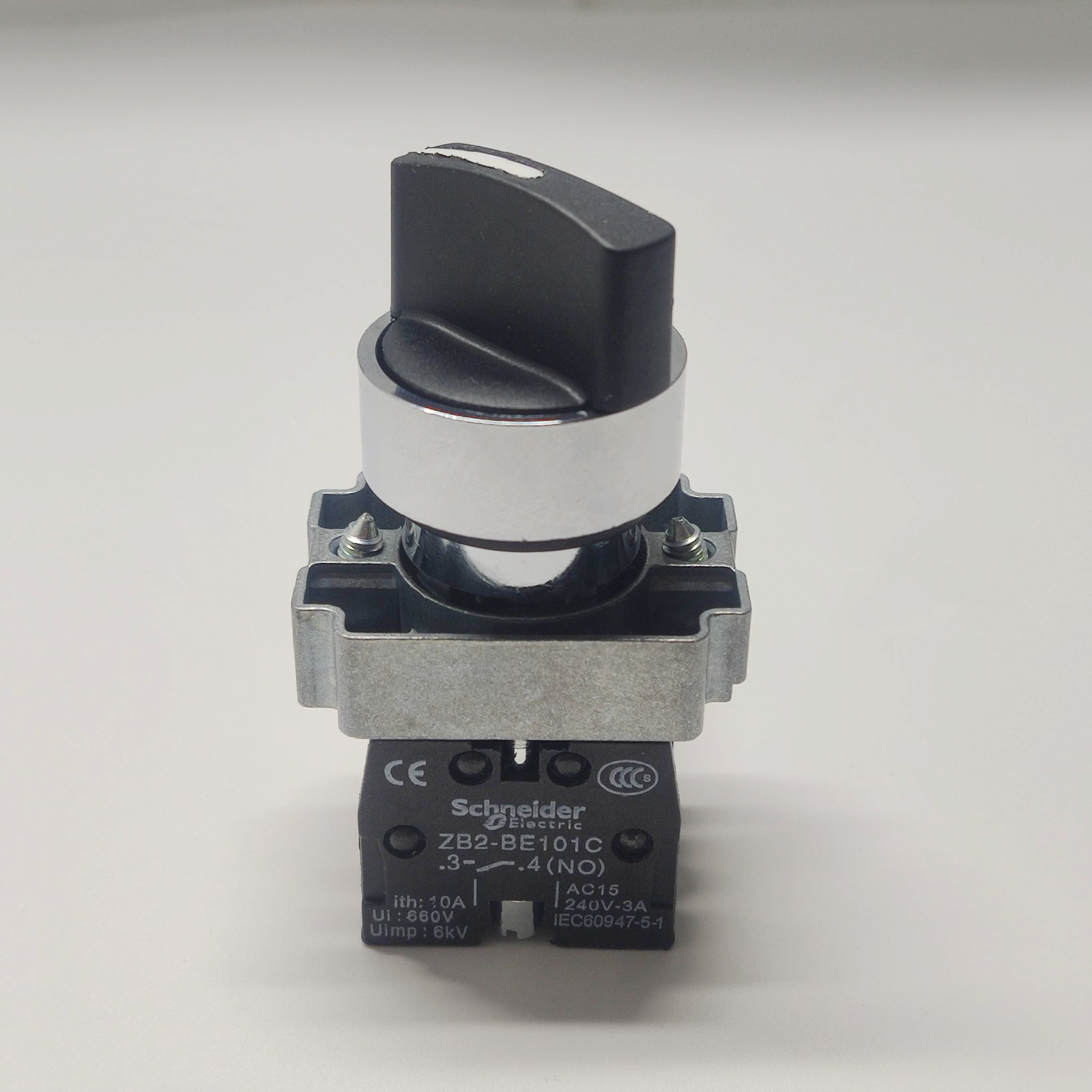 5pcs Selector Switch 2 Position 1 NO Latching Rotary Switch Maintained  XB2 BD21