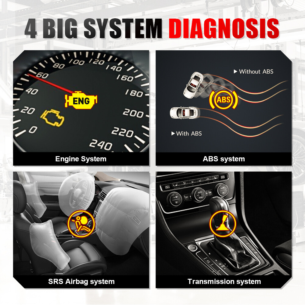 LAUNCH CRP123 OBD2 Scanner Transmission ABS SRS Code Reader Diagnostic Scan Tool