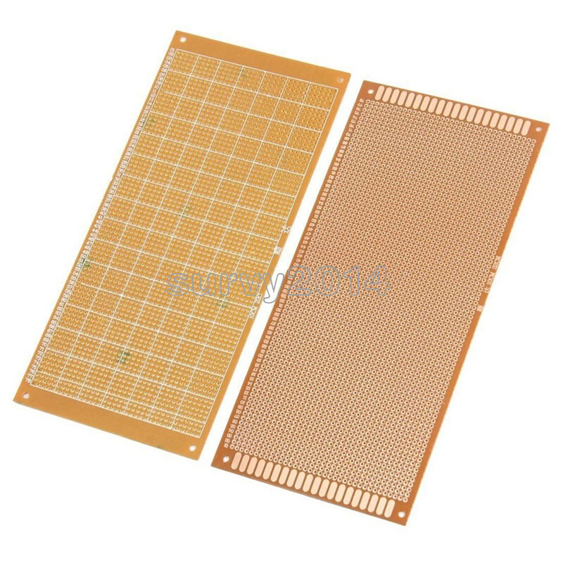 5Pcs Single Side PCB Universal Board 10x22cm 10*22 cm 2.54mm Pitch DIY Soldering