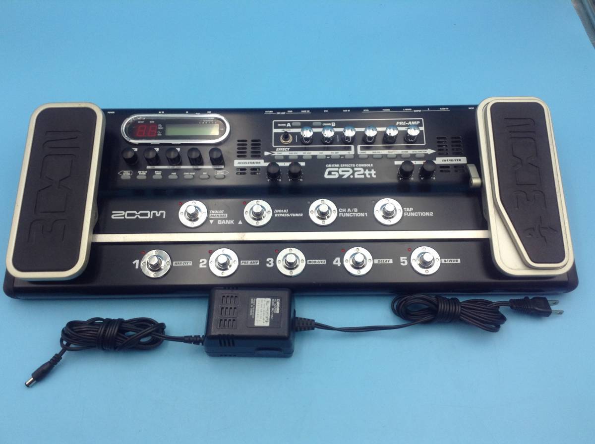 ZOOM G9.2TT  Multi Effects Guitar Effect Pedal From Japan Tested working