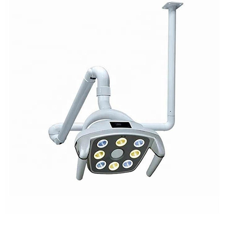Dental Implant Light Operating Light 8 LEDs Sensor Light with Ceiling Mount Arm
