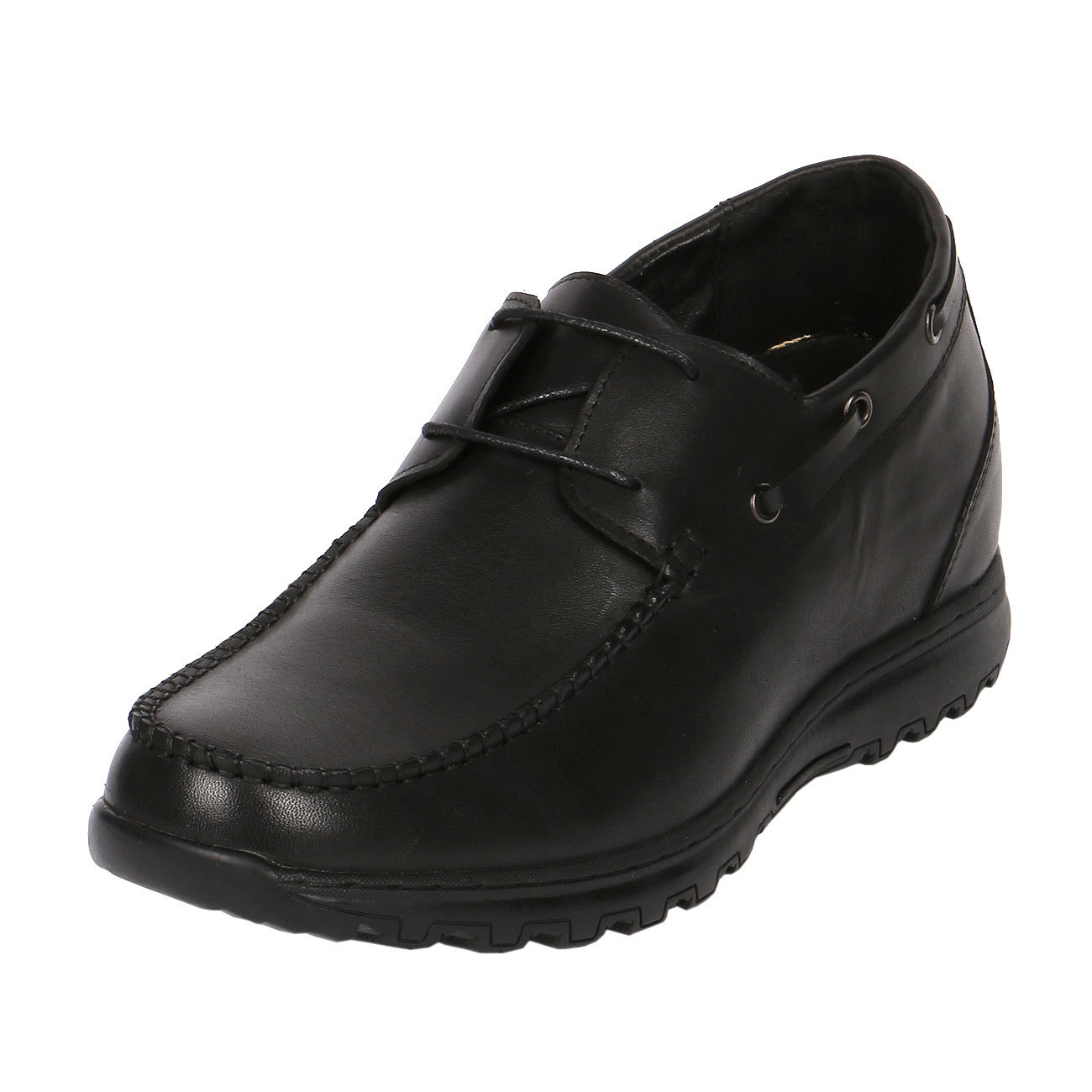 JOTA's Tall Men Elevator Combination Casual Boat Shoes 3", CYC30BL