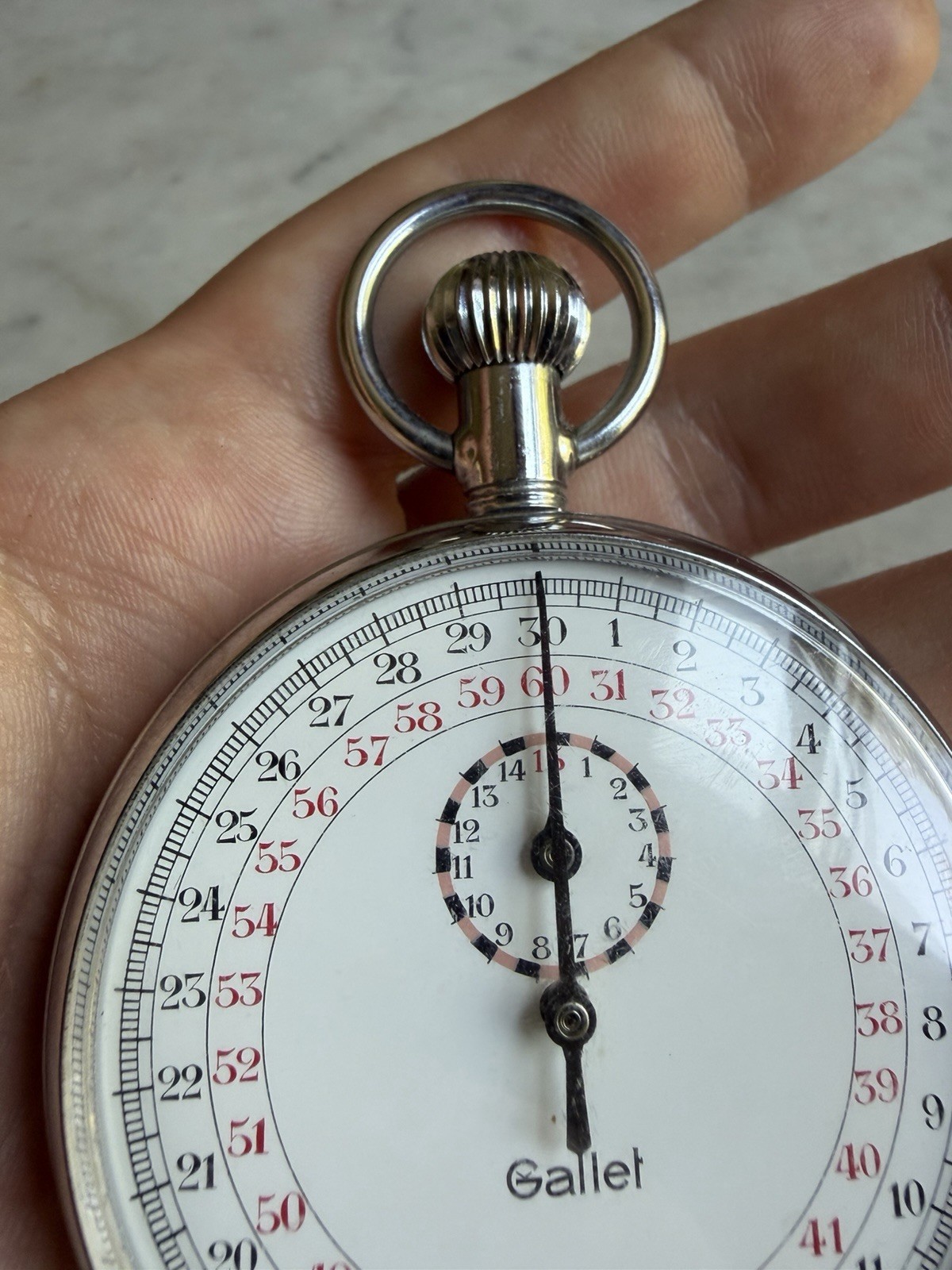 Vintage Gallet Swiss Stopwatch