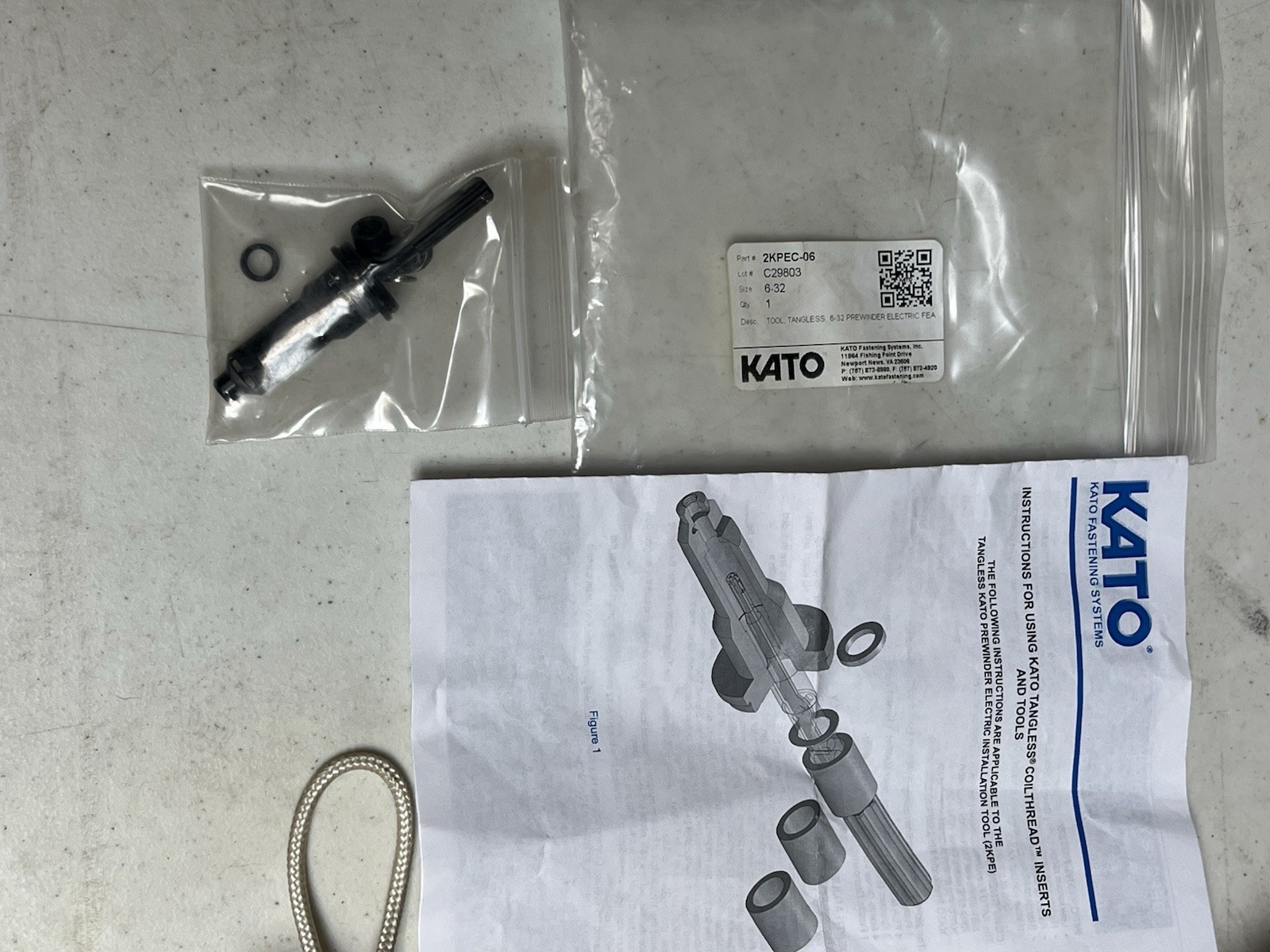 KATO Fastening Systems Front End Assembly (Part #2KPEC-06).