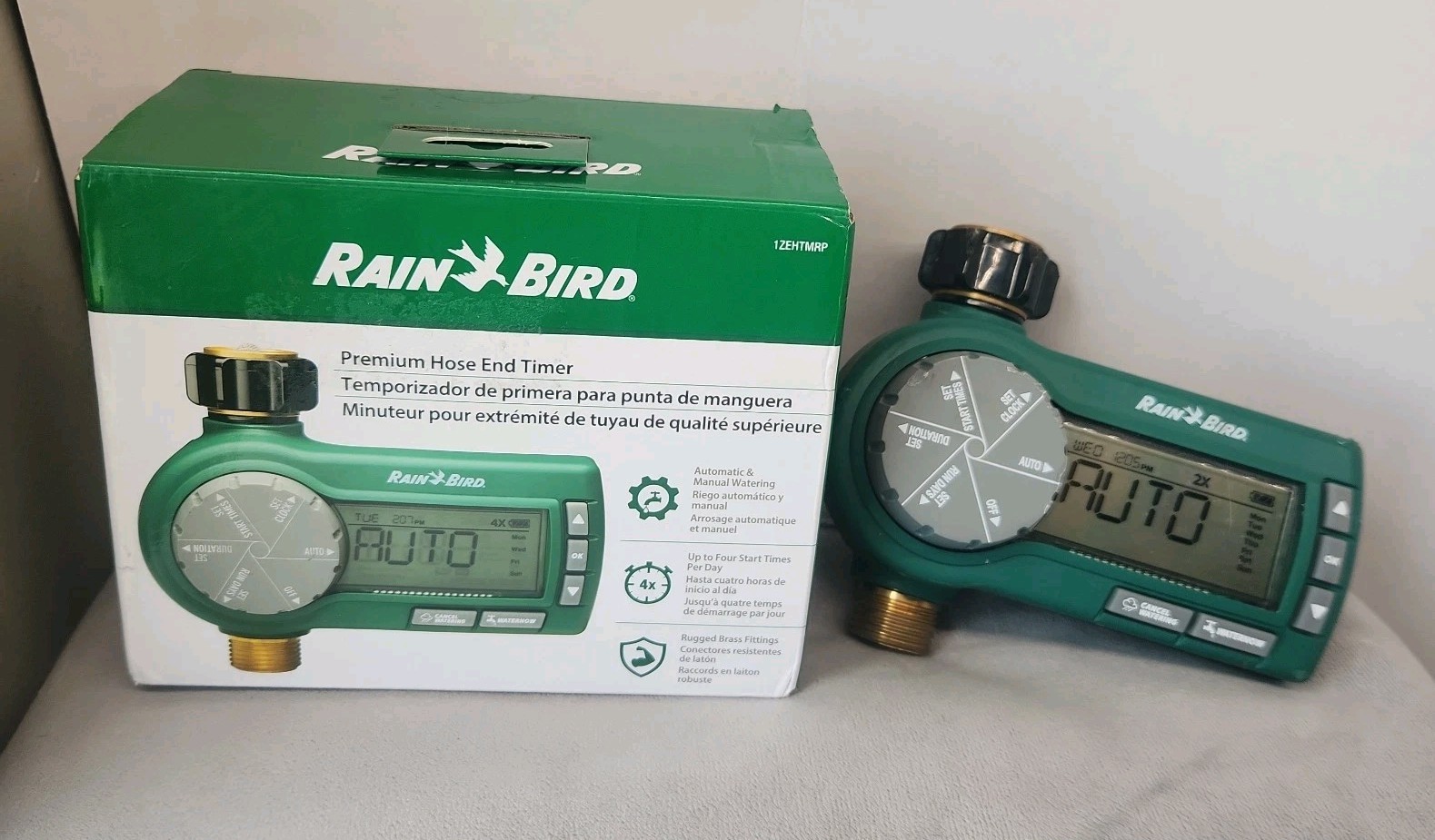 Rain Bird 1ZEHTMR 7-Day Setting Electronic Digital Hose End Timer, One Zone