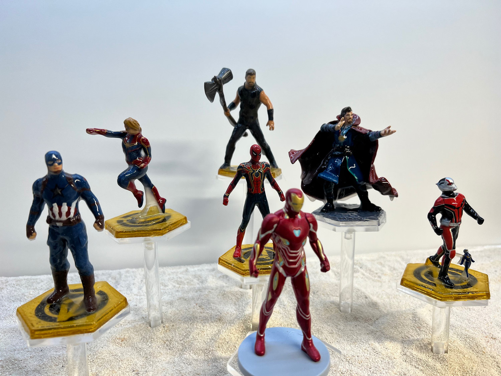 Avengers Aquarium Decor: Food-Safe Superhero Figures