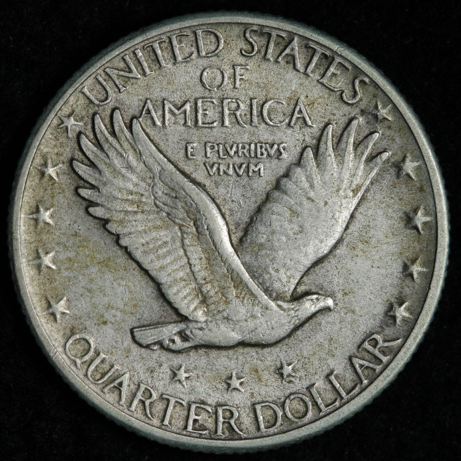 1929 Standing Liberty Silver Quarter AU E274 OKEE