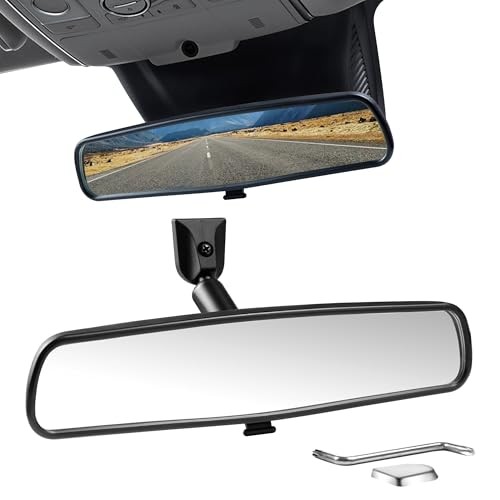 Rear View Mirror,” Universal Rearview Mirror Thickened Anti-glare HD, 10.7