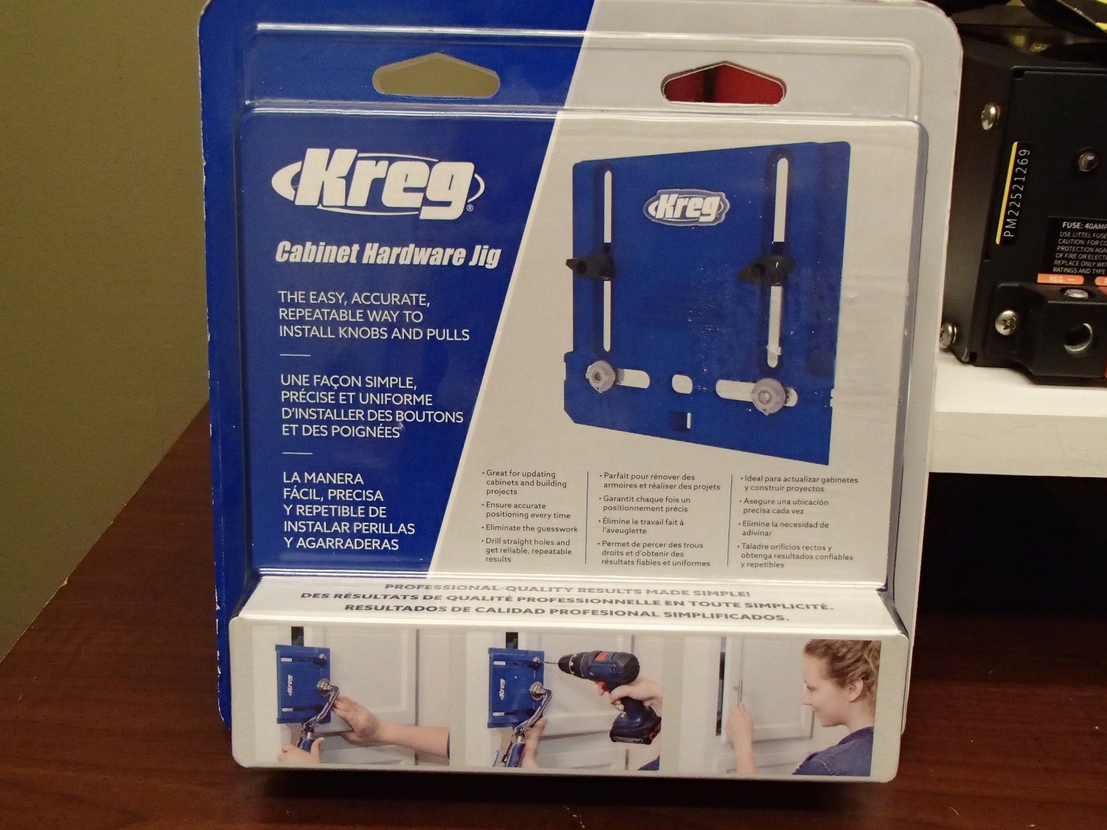 KREG KHI-PULL Cabinet Hardware Jig 1 pc
