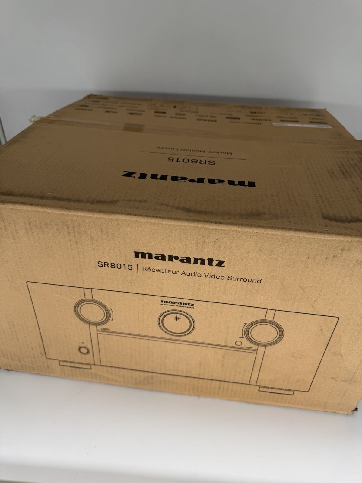 Marantz SR8015 flagship home theater AV receiver processes 13.2 channels, amp 11