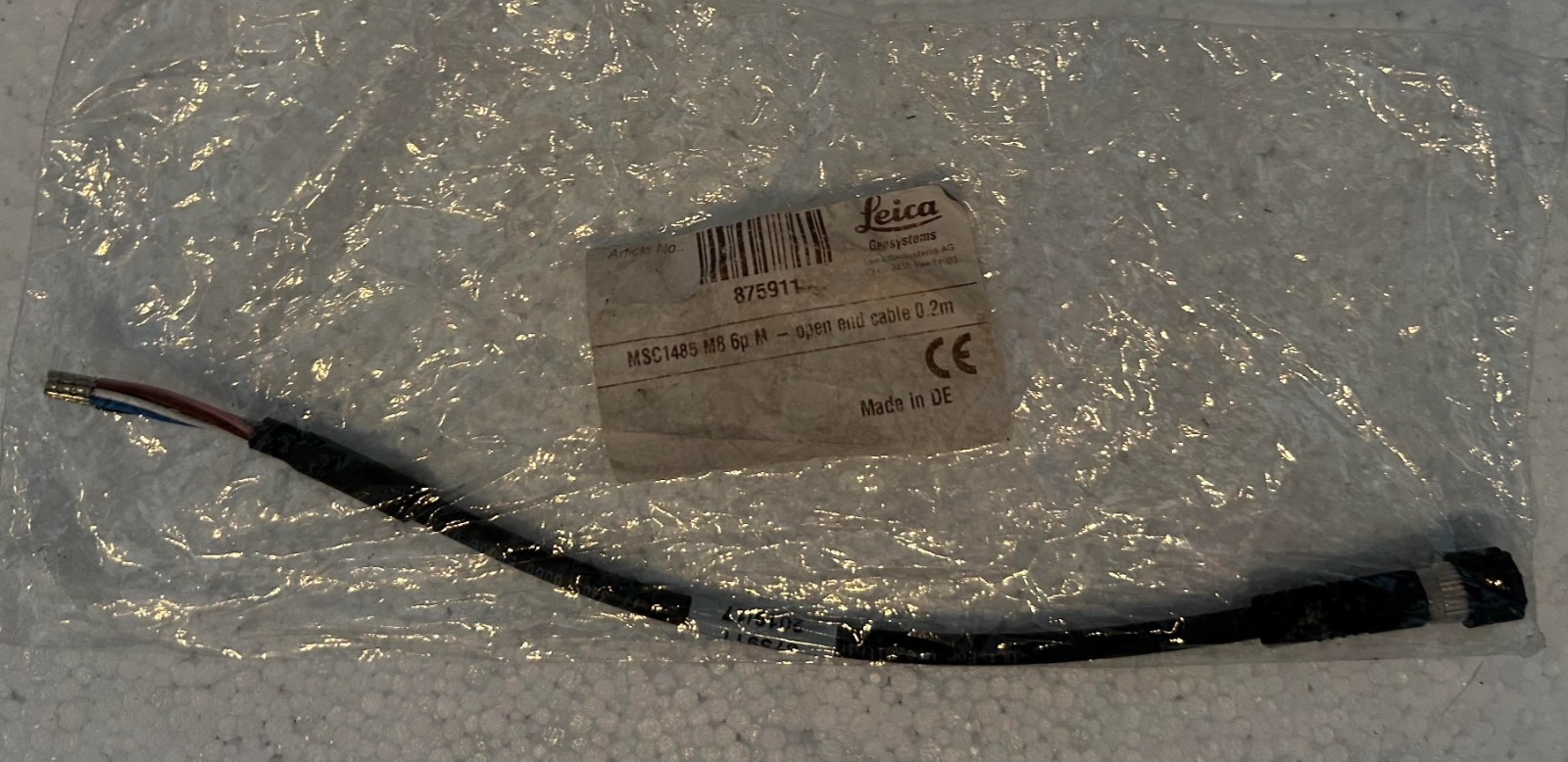 Leica Geosystems 875911 MSC1485 M8 6p M - open end cable 0.2m