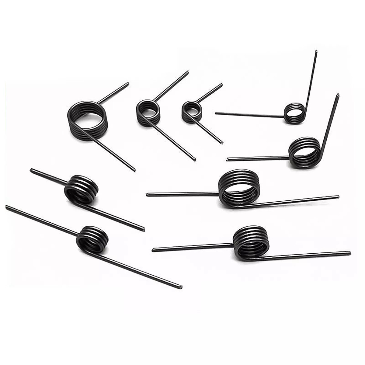 10 Pack Torsion spring Various Size Length Diameter Assortment Spring Steel