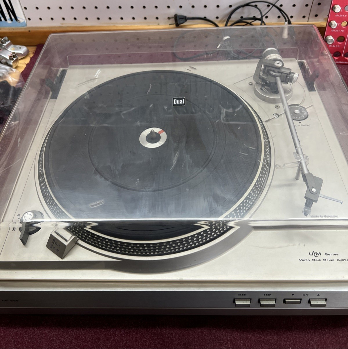 DUAL CS528 TURNTABLE ULM SERIES BELT DRIVE - SOLD for PARTS - MADE IN GERMANY