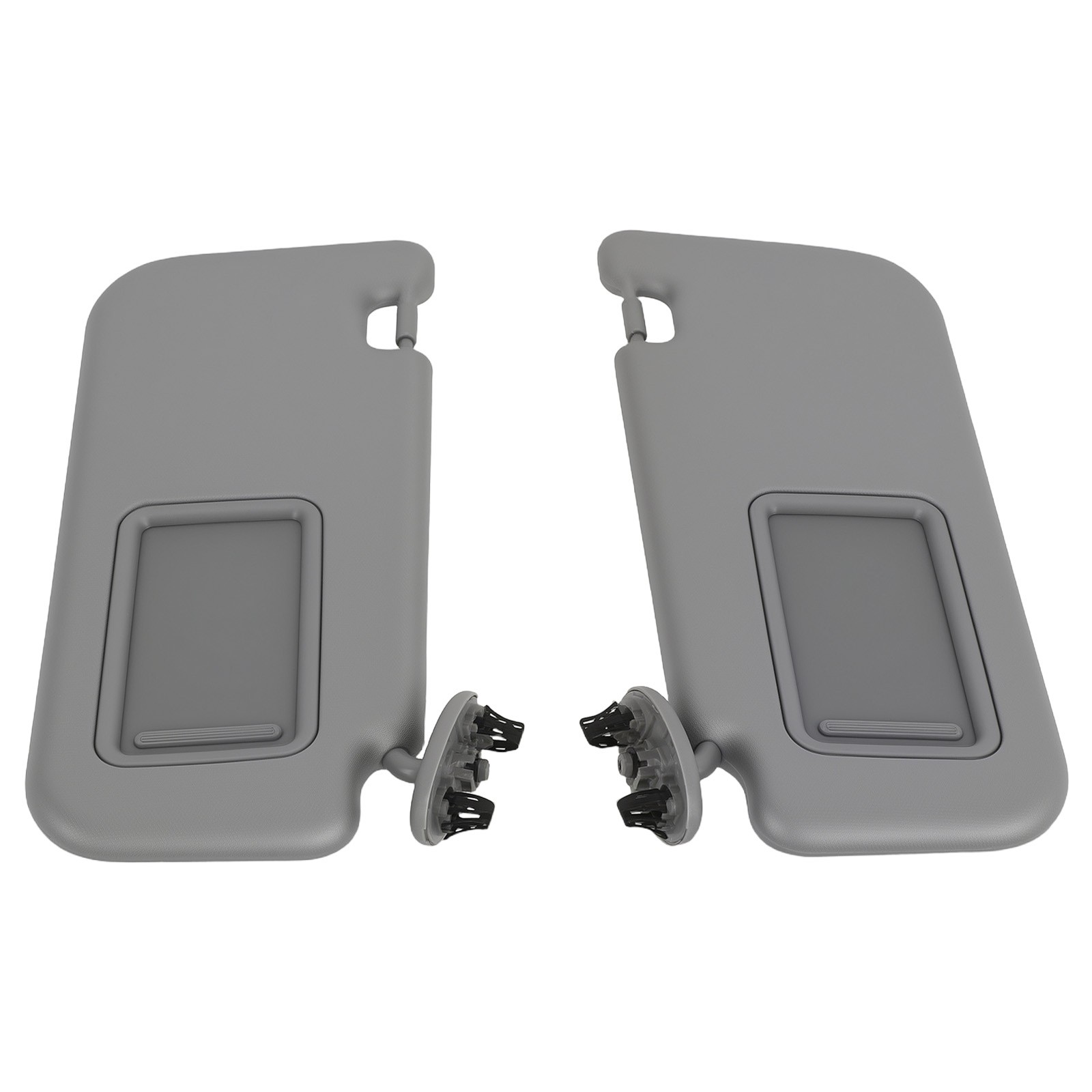 Pair 2 pcs Sun Visor Kit for Toyota Corolla 2009-2013 74320-02711-E0 Gray