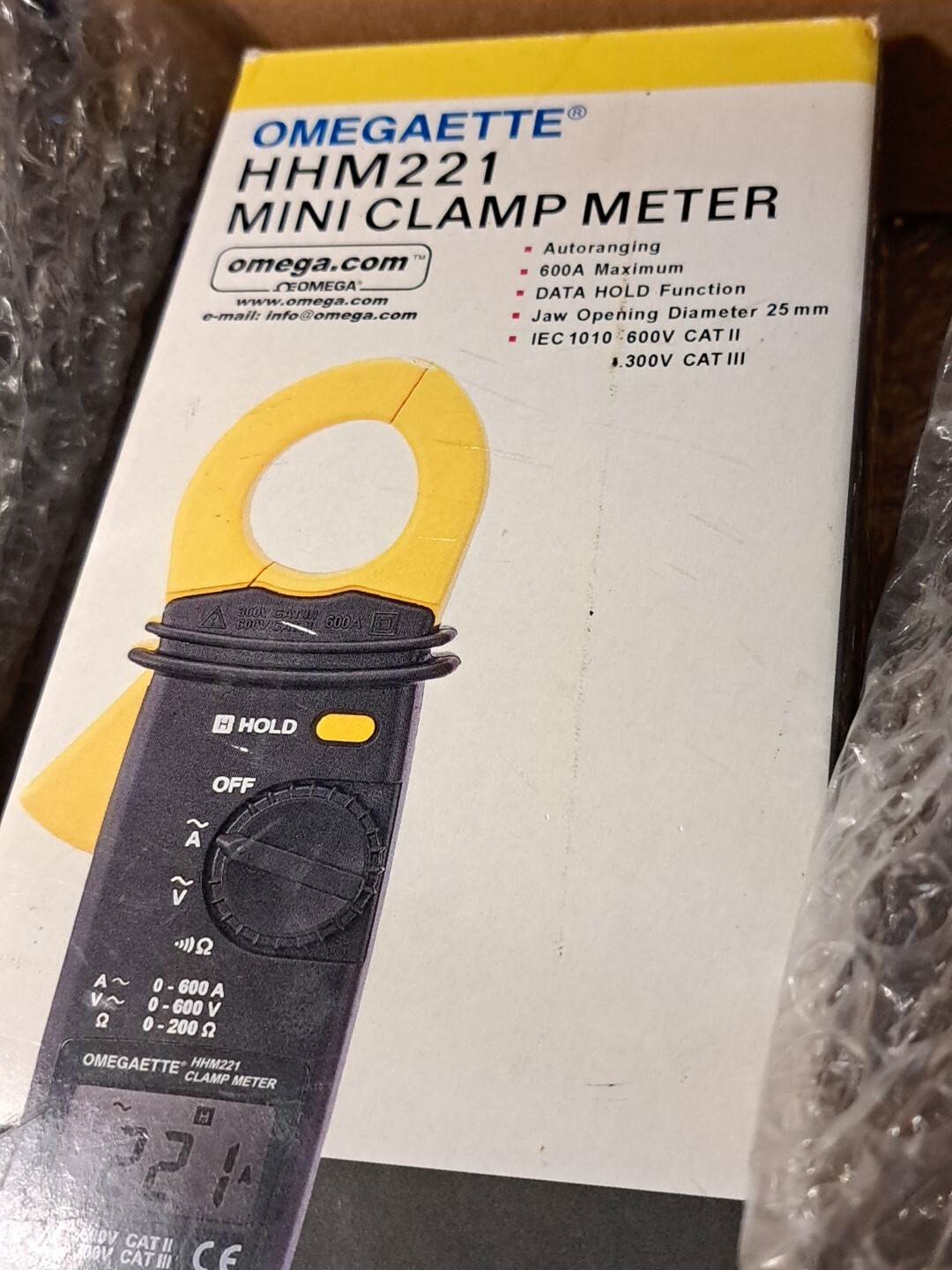 OMEGA ENGINEERING HHM221 / HHM221 (BRAND NEW)