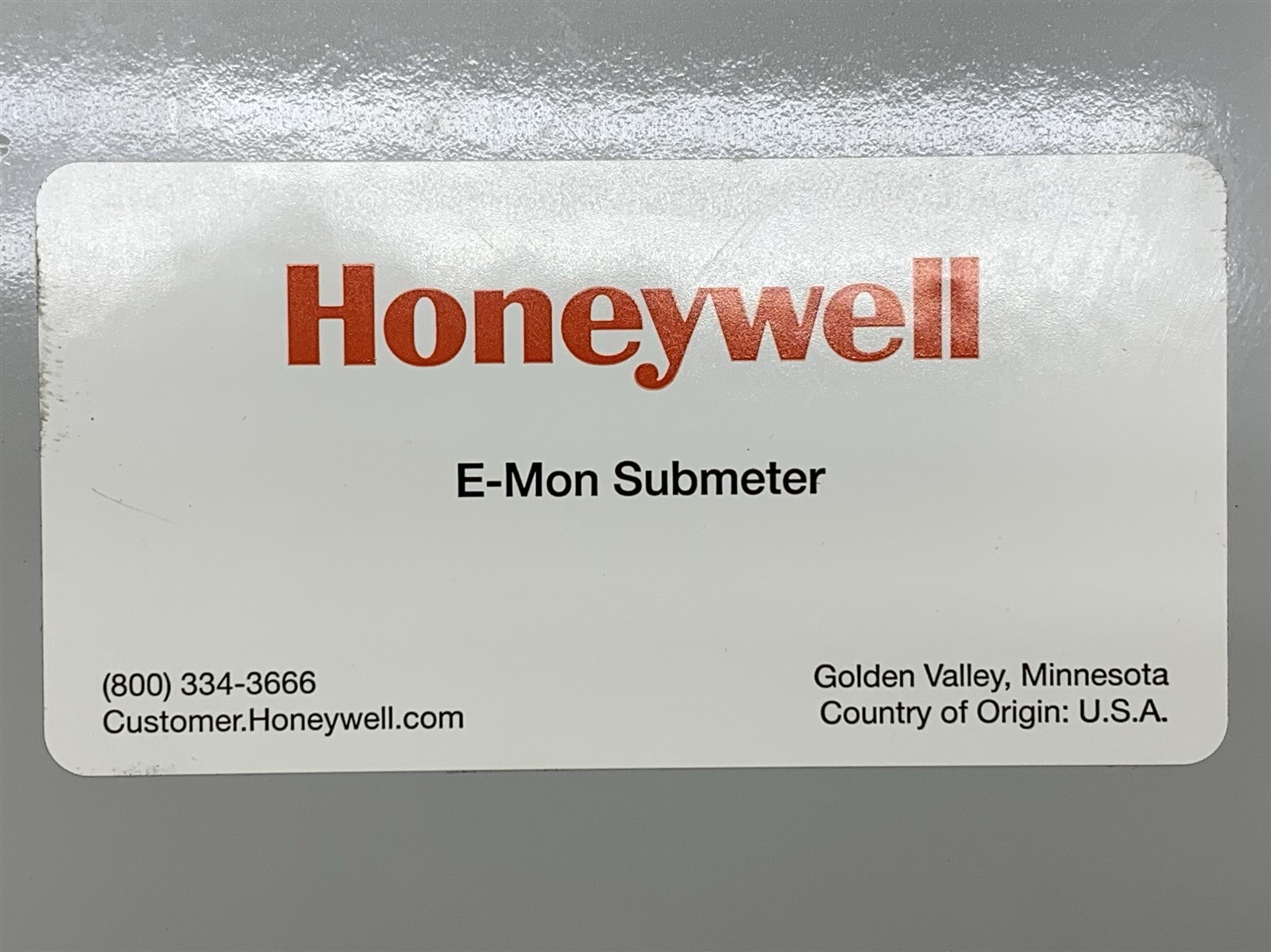Honeywell E-Mon E34-480400-R-02-KIT Class 3400 kWh Meter Submeter 6VA 480V 400A