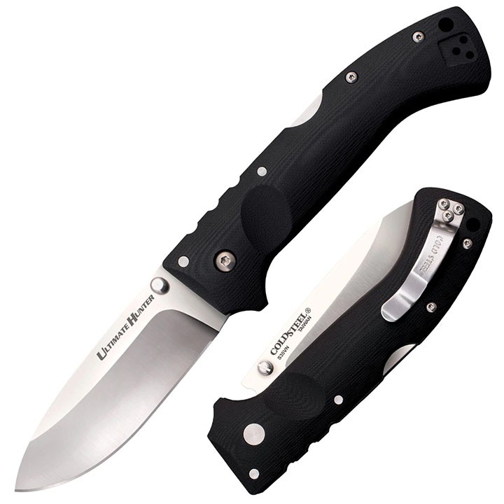 Cold Steel Ultimate Hunter 30U S35VN Folding Knife 3.5" Black