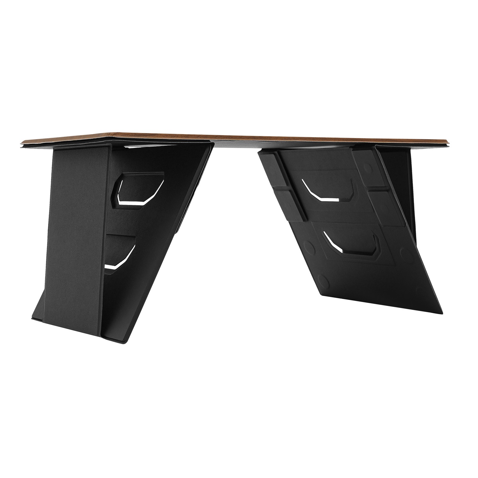 Folding Lap Desk with Angle Adjustable Portable Foldable Laptop Table Bed Desk