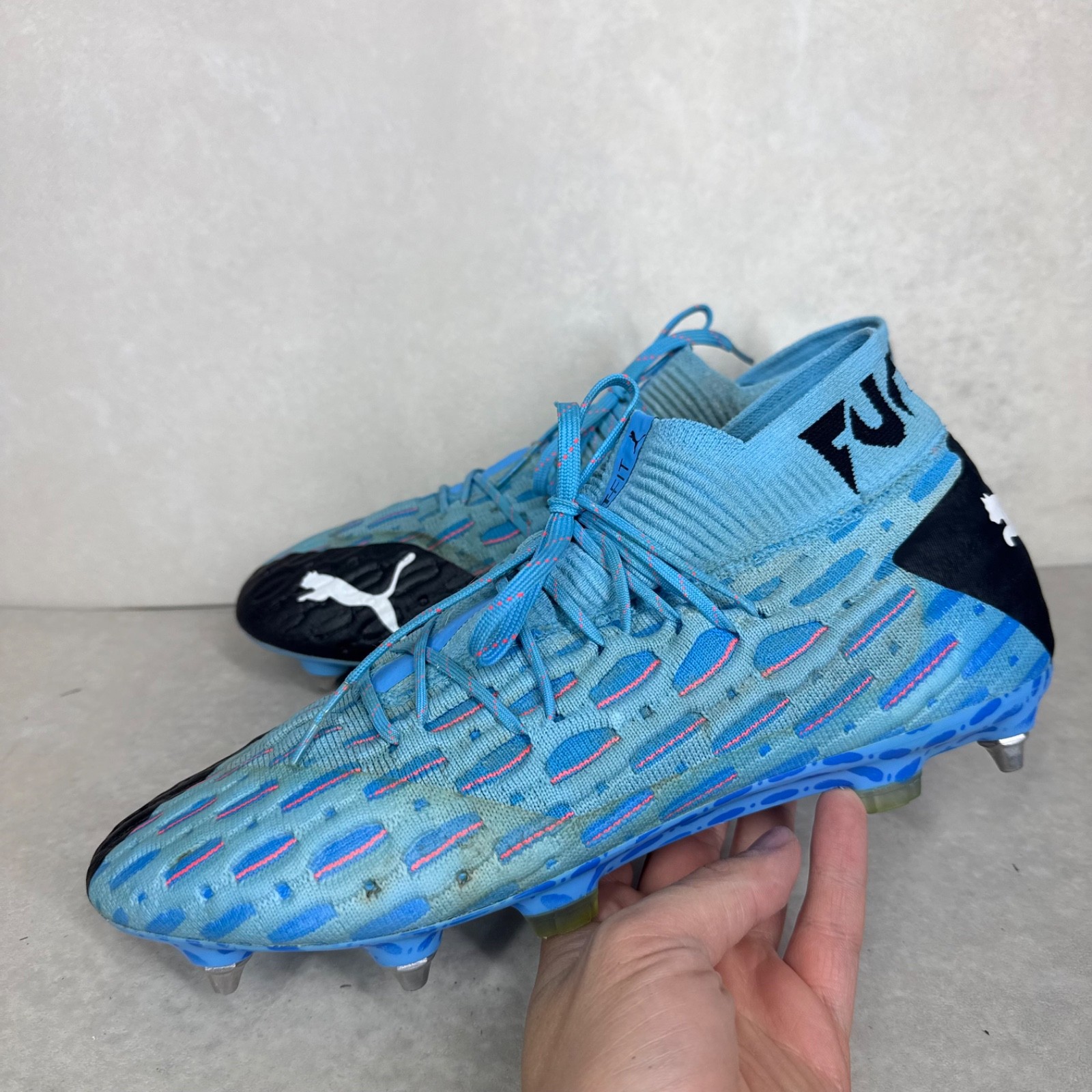 PUMA FUTURE 5.1 NETFIT LOW FG/AG 105788 01 US 10 MEN BLUE PRO VERSION