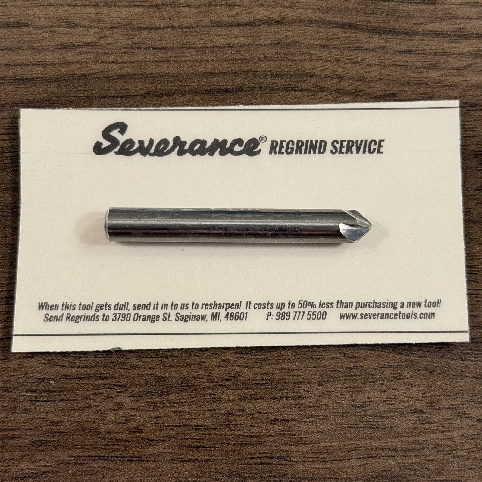 Severance 1/4" 41° Carbide 3-in-1 Drill Countersink Chamfer 4FL 01926 USA Made