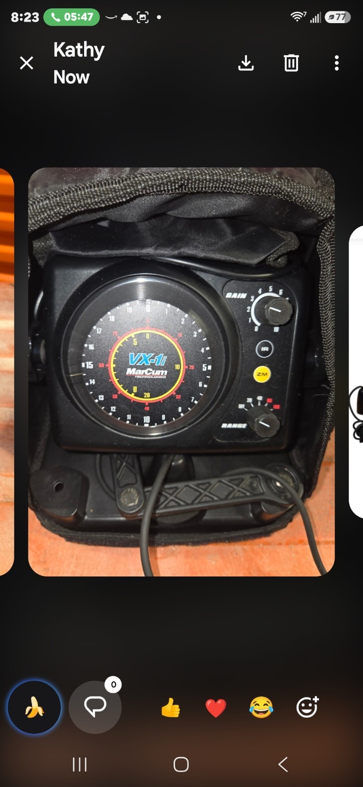 MarCum VX-1i 3-color sonar flasher system