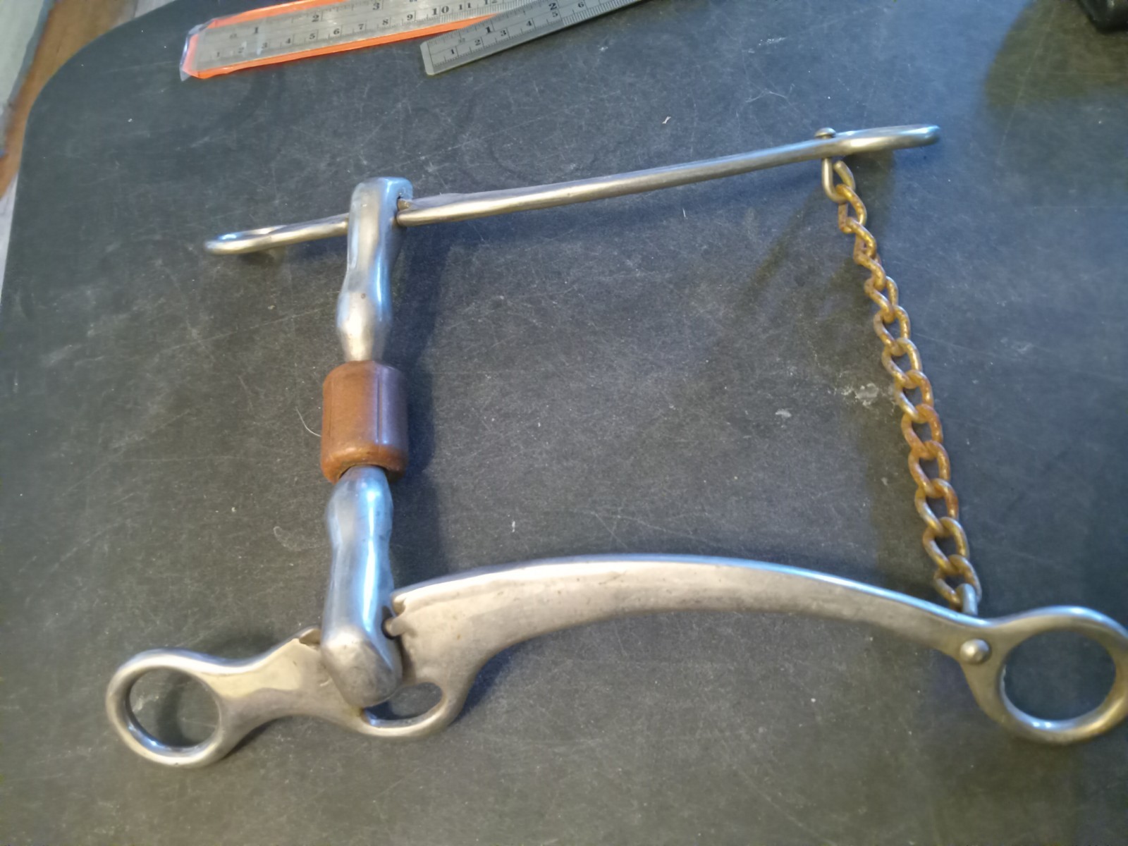 Loose Cheek Western Bit 4 3/4 Inch Billy Allen Type Mouth