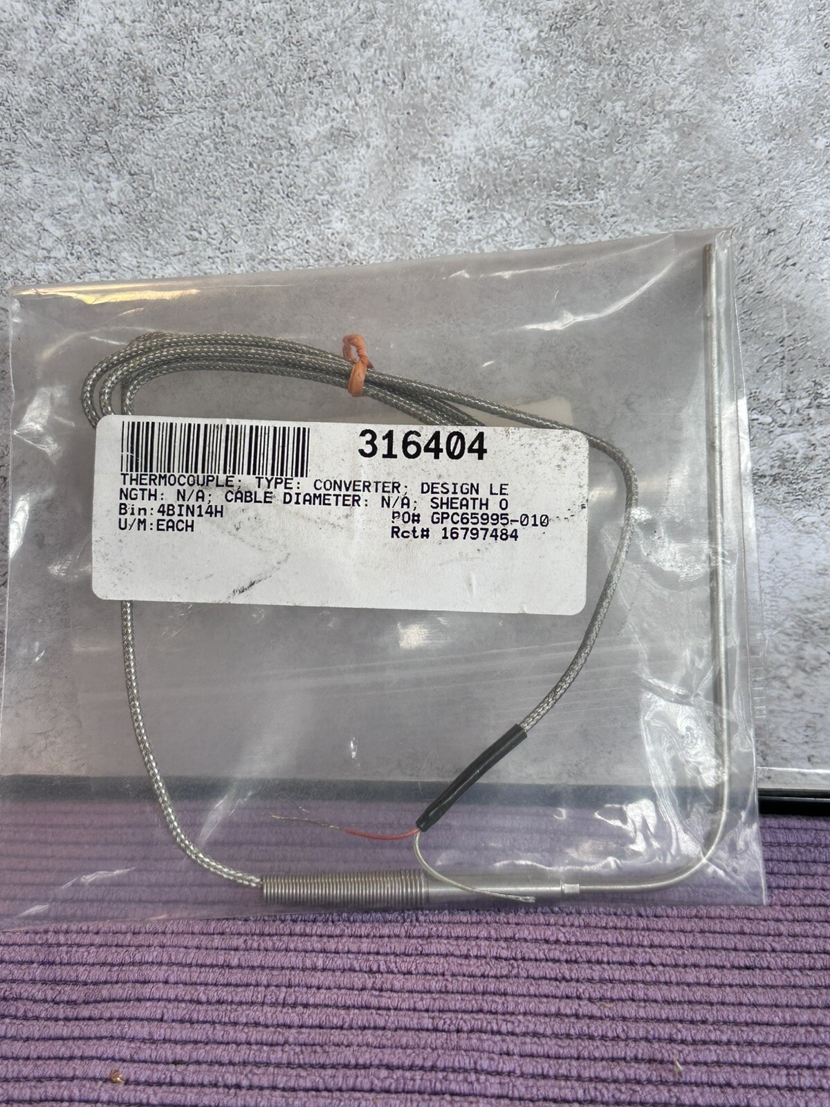 Thermo Scientific 104747-00 Thermocouple