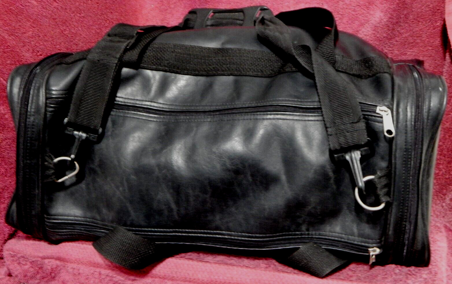 REFEREE Gym Travel Bag Leather