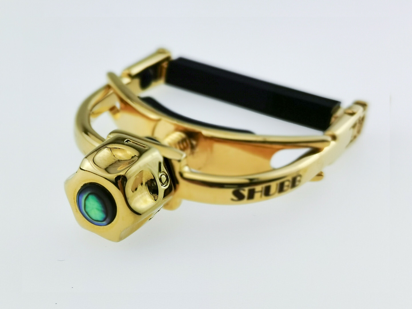 Shubb F5g Gold Fine Tune Capo for Banjo, Mandolin, Bouzouki NIB Free shipping