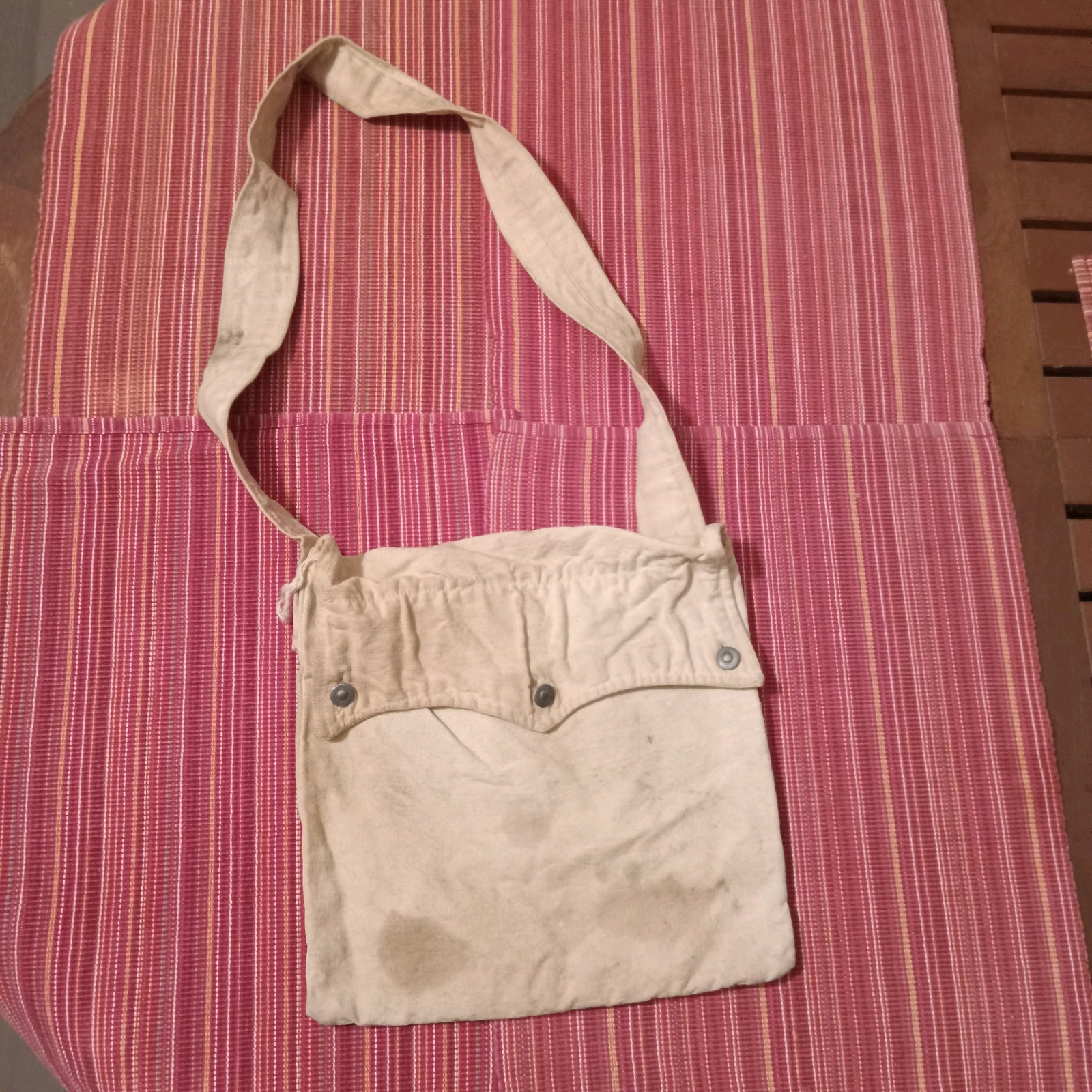 Vintage Civil War Reenactment Haversack Used