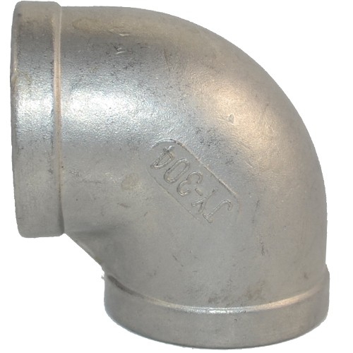 2 inch NPT threaded Female Elbow 90 Degree Stainless Steel 304 Pipe Fitting